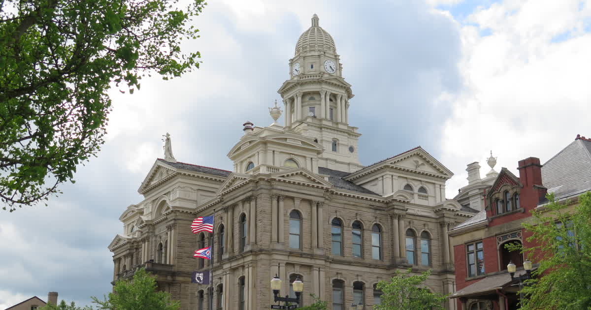 Belmont County Courthouse in St. Clairsville, Ohio