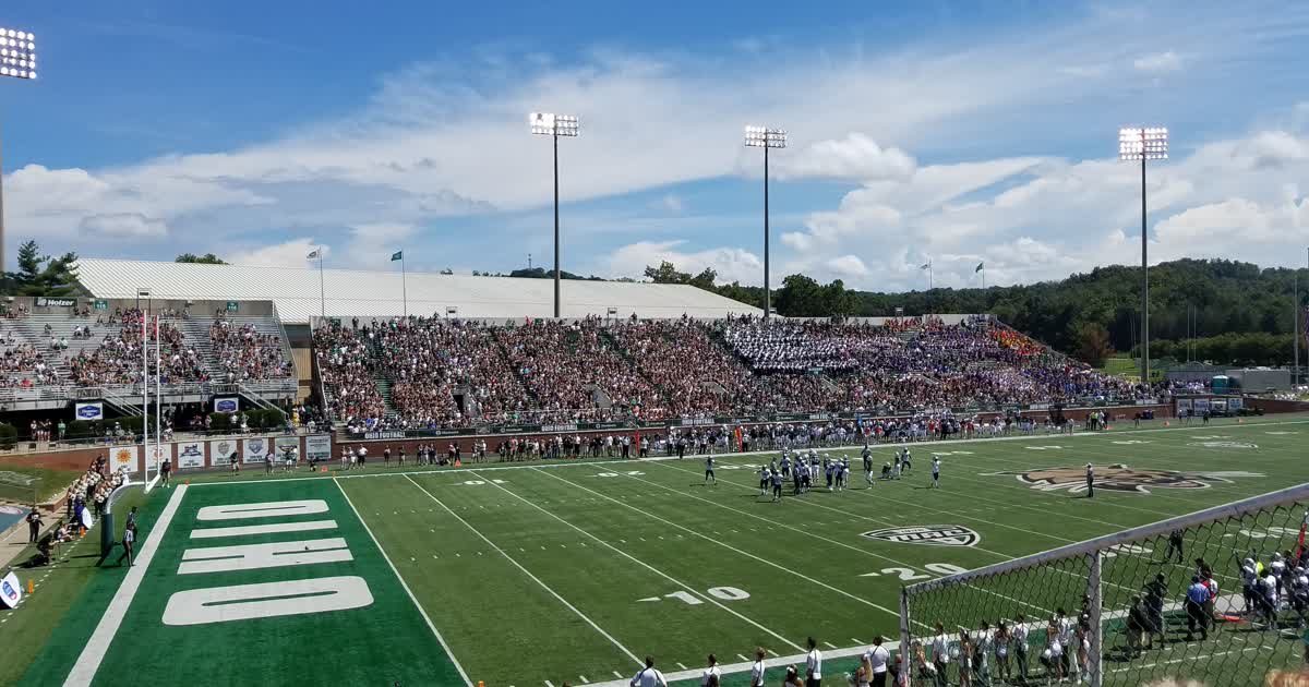 Peden Stadium at Ohio University in Athens, Ohio