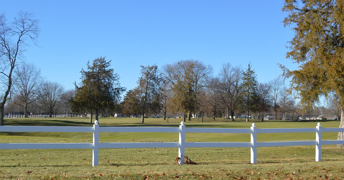 The golf course at Findlay Country Club in Findlay, Ohio