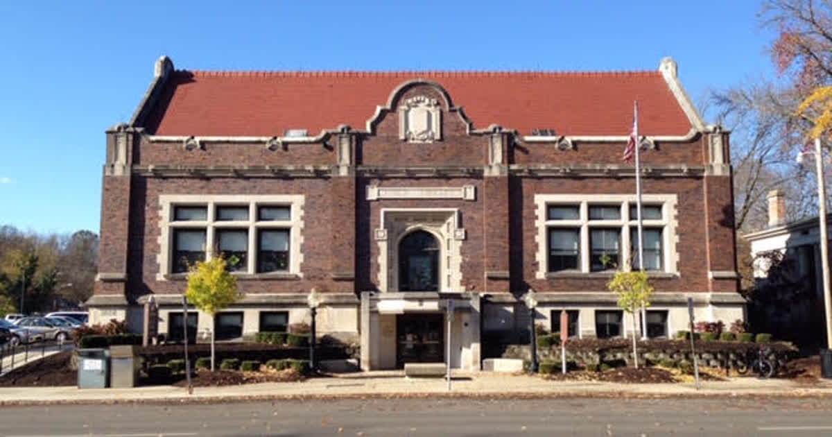 The Chillicothe and Ross County Public Library main building in Chillicothe, Ohio