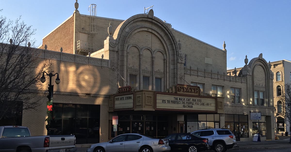 The Sandusky State Theatre on Columbus Avenue in downtown Sandusky, Ohio