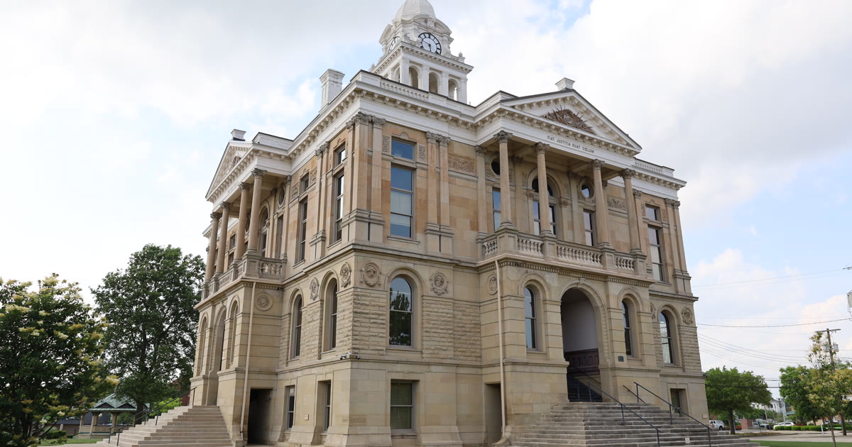 The Fayette County Courthouse in Washington Court House, Ohio