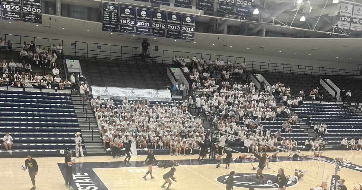 Penn State womens volleyball at Rec Hall in Happy Valley