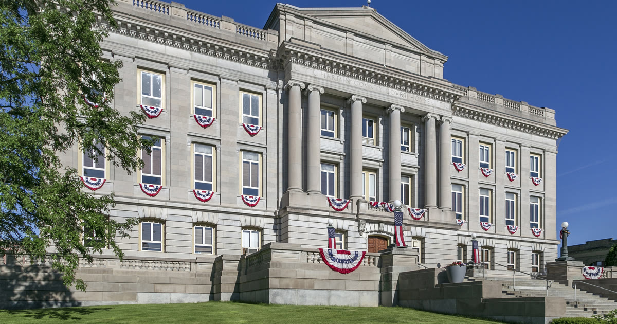 Hardin County Courthouse in Kenton, Ohio