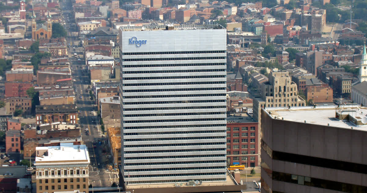 Kroger headquarters tower in downtown Cincinnati, Ohio