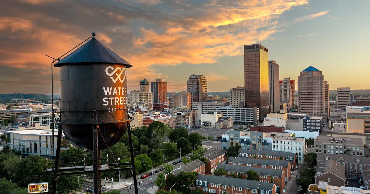 Downtown Dayton, Ohio skyline