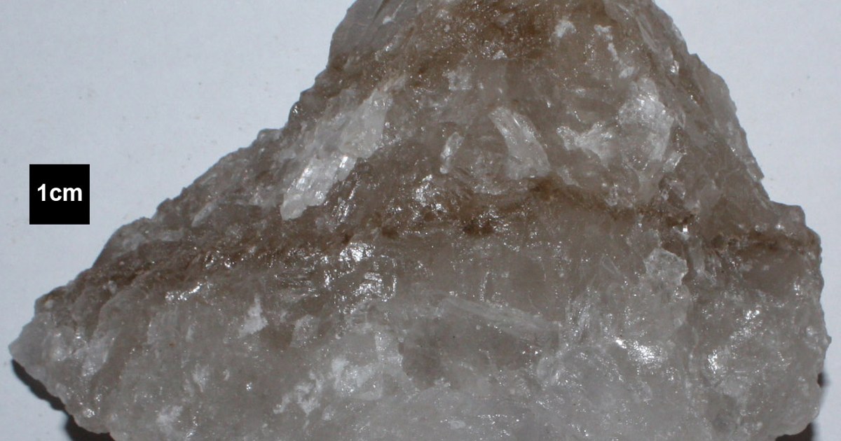 Rock salt halite mined in Ohio