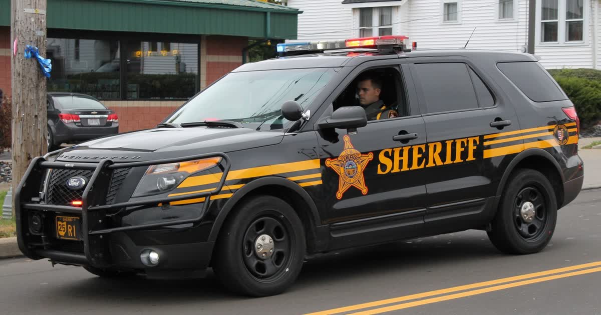 A Franklin County Sheriff's Office patrol SUV with sheriff star markings in Ohio