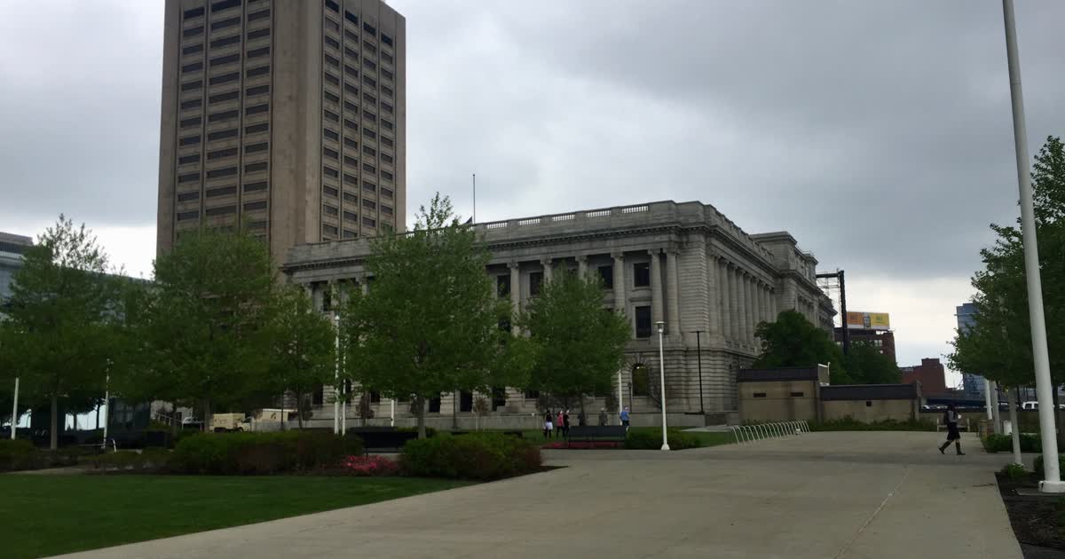 Cuyahoga County Courthouse and Justice Center in Cleveland, Ohio