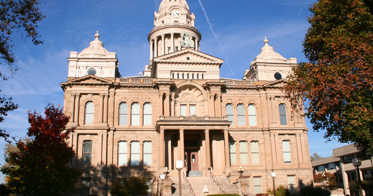 Miami County Courthouse in Troy, Ohio