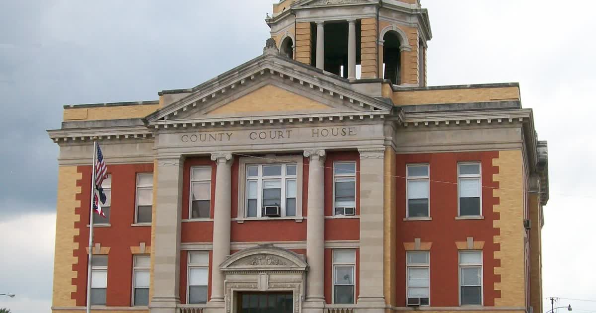 Monroe County Courthouse in Woodsfield, Ohio