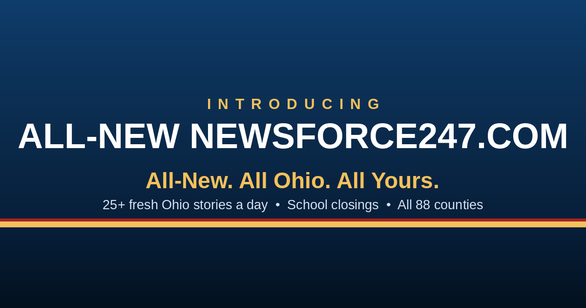 The All-New NewsForce247.com — All-New. All Ohio. All Yours.